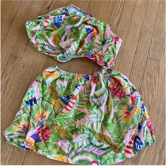 FARM Rio Dresses & Skirts - Tropical bird print Farm Rio dress